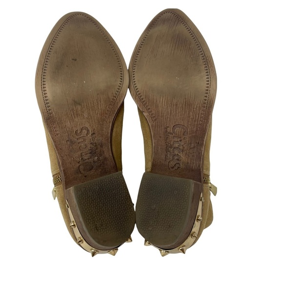 Circus By Sam Edelman Holt Suede Studded Ankle Boots Size 6 - Picture 7 of 12